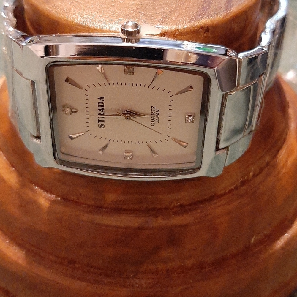 Stainless Steel Austrian Crystal Watch